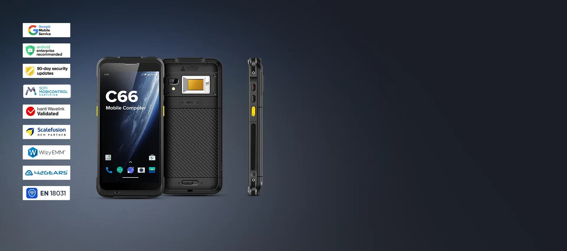 C66 Fingerprint Scanner (Android 11/13)