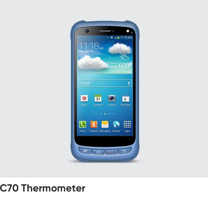 C70 Mobile Computer with Thermometer 2