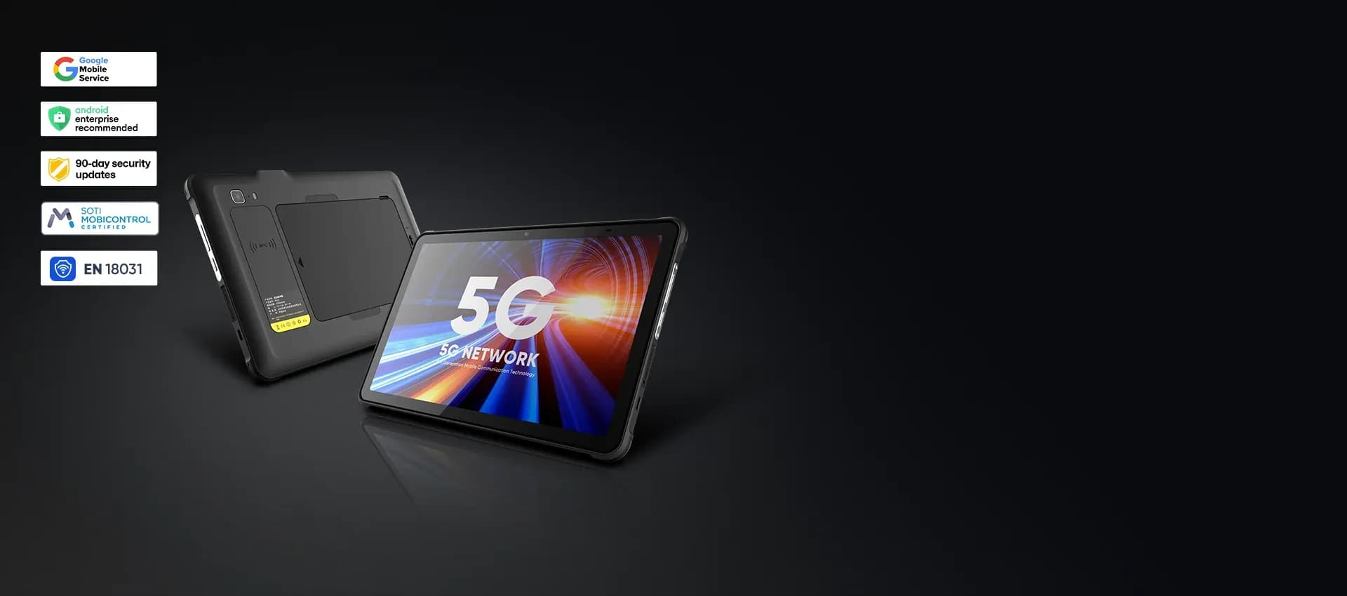 P100 AI 5G Industrial Tablet (Android 14)